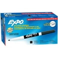 thumbnail image 1 of EXPO Low Odor Dry Erase Markers, Fine Tip, Black, 12 Count, 1 of 7