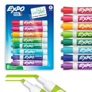 EXPO Dry Erase Markers, Chisel Tip, Assorted Colors, 8 Count