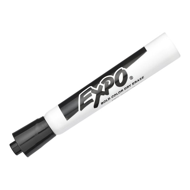 EXPO Dry Erase Markers Chisel Tip Black 4/Pack SAN83661