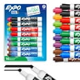 thumbnail image 1 of EXPO Low Odor Dry Erase Markers Chisel Tip Assorted Colors 16 Count, 1 of 5