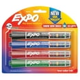 thumbnail image 1 of EXPO Dry Erase Markers with Ink Indicator, Chisel Tip, Colors May Vary, 4 Pack, 1 of 7