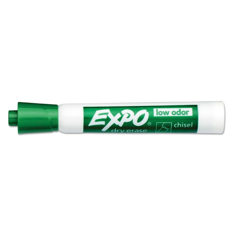 Dry Erase Marker, Broad Chisel Tip, Green, Dozen Dry Erase Marker, Broad Chisel Tip, Green, Dozen