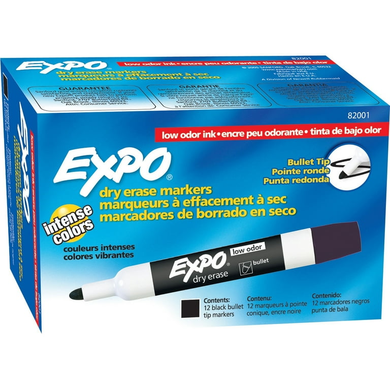 Low-Odor Dry-Erase Marker, Fine Bullet Tip, Blue, Dozen Low-Odor Dry-Erase Marker, Fine Bullet Tip, Blue, Dozen
