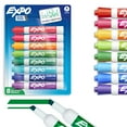 thumbnail image 1 of EXPO® Low-Odor Dry-Erase Markers, Chisel Point, Assorted Colors, Pack Of 8, 1 of 2
