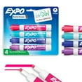 thumbnail image 1 of EXPO® Low-Odor Dry-Erase Markers, Chisel Point, Pastel Colors, Pack Of 4, 1 of 2