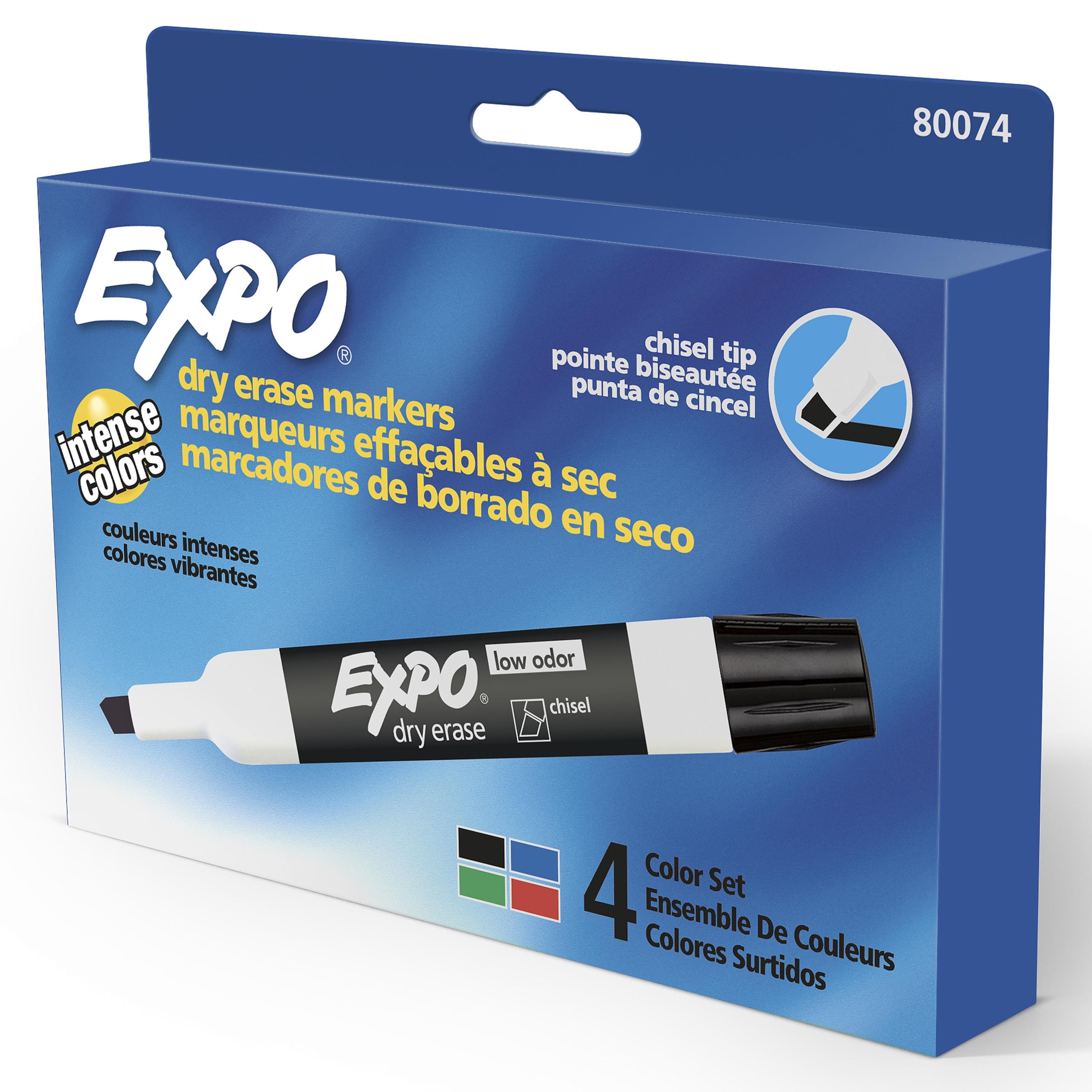 Office Depot Low-Odor Dry-Erase Markers, Chisel  