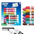 thumbnail image 1 of EXPO Dry Erase Markers, Chisel Tip, Assorted Colors, 12 Count, 1 of 8