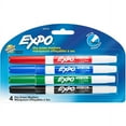 thumbnail image 1 of EXPO Low-Odor Dry-erase Markers - Fine Marker Point - Assorted - 4 / Set | Bundle of 5, 1 of 2