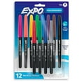 thumbnail image 1 of EXPO Vis-a-Vis Wet Erase Markers, Fine Point, Assorted, 12 Count, 1 of 7