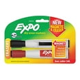 thumbnail image 1 of Magnetic Dry Erase Chisel Marker With Eraser 2/Pkg-Black & Red, 1 of 22