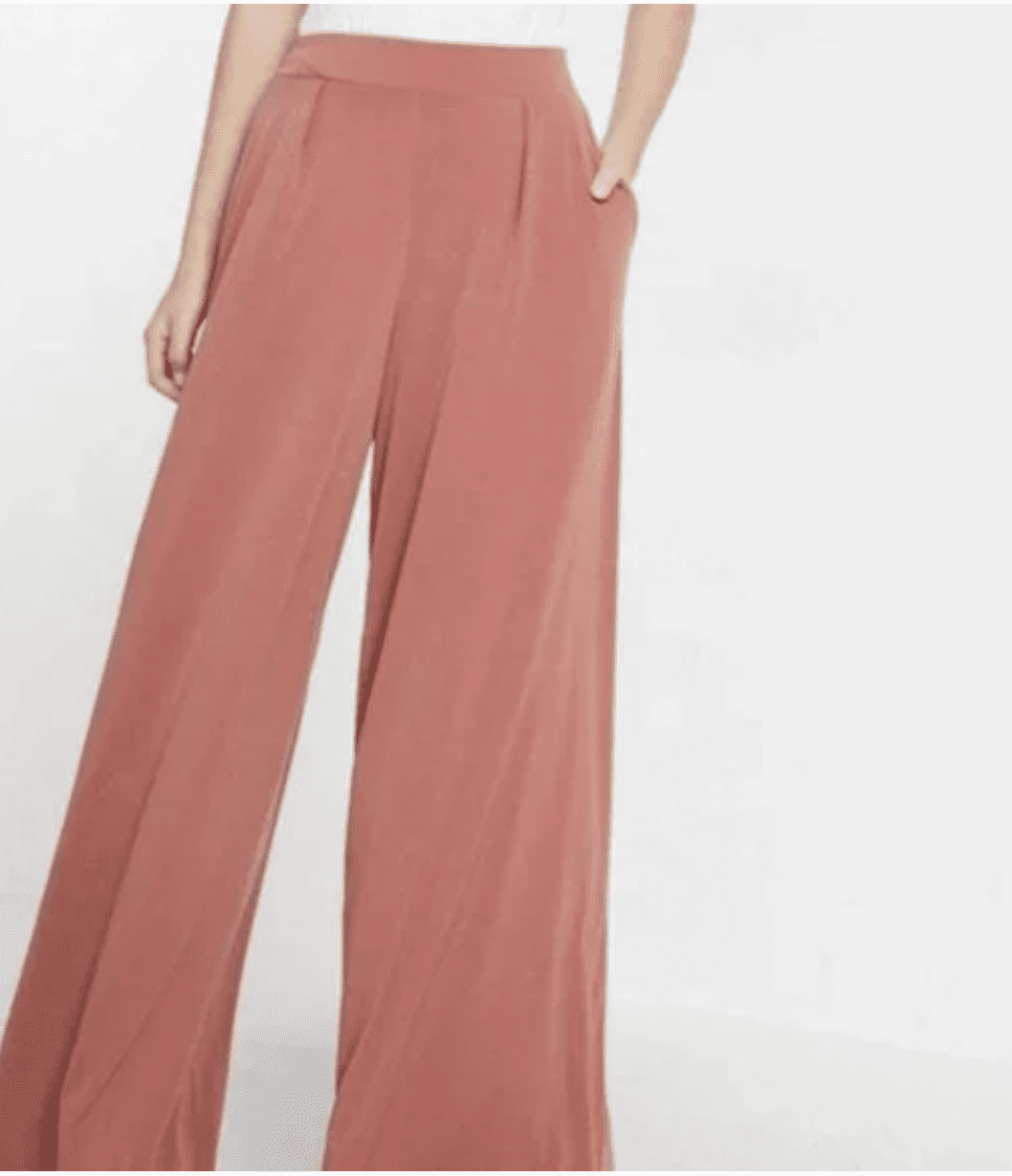 EXPRESS Pink High Waisted Jersey Knit Wide Leg Dress Pants XS - Walmart.com