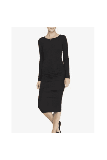 blue velvet long sleeve dress Midnight Silk Velvet Ava Dress – DATURA
