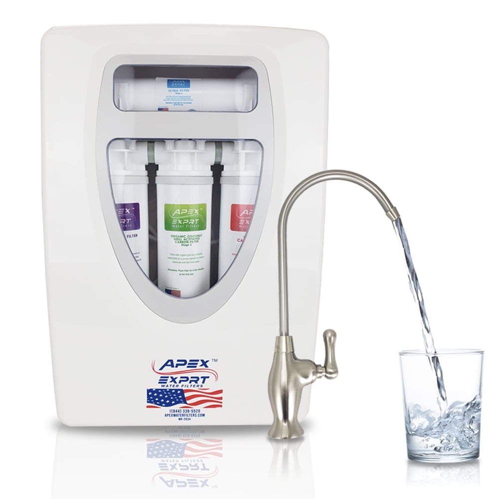 MR-2034 White 4-Stage Ultrafiltration Under Sink Water Filter System