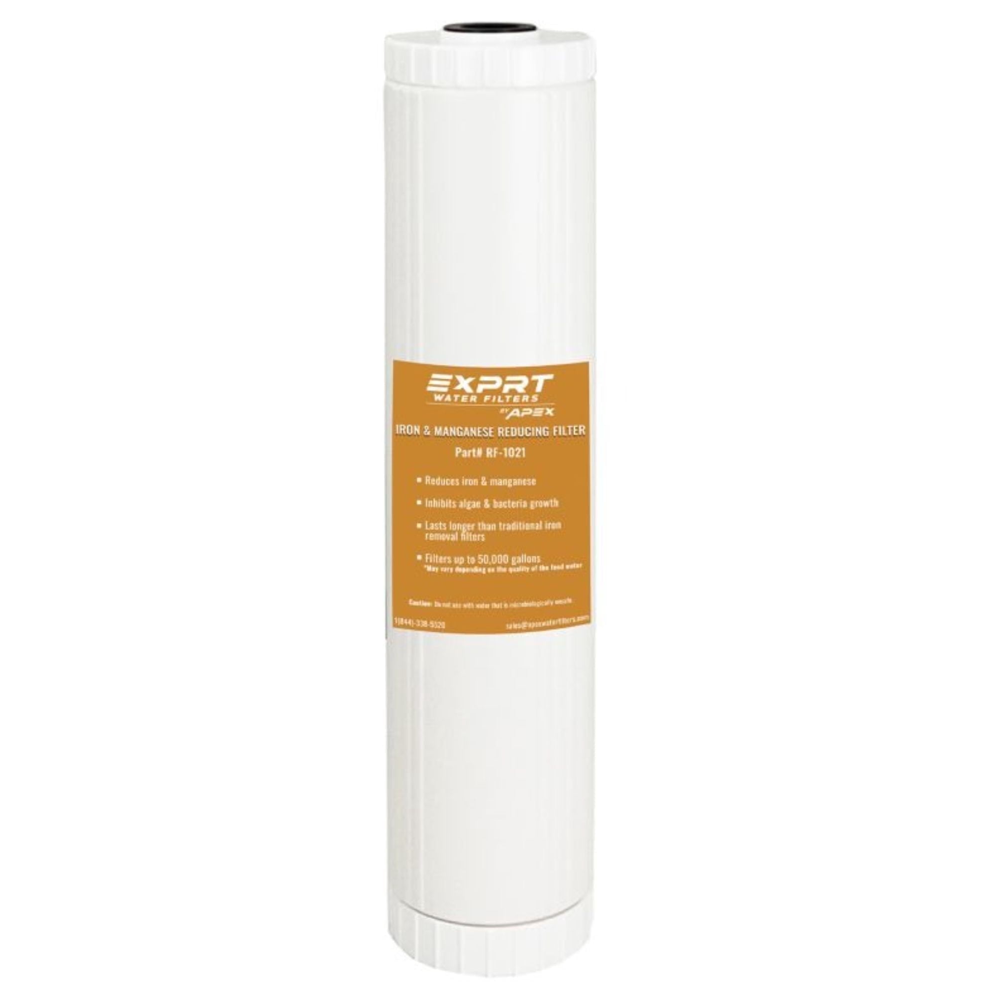 AQUA CREST 10"x4.5" Whole House Water Filter - 5 Micron, Reduces Iron, Manganese, Chlorine, Replaces GE, Culligan - View #4
