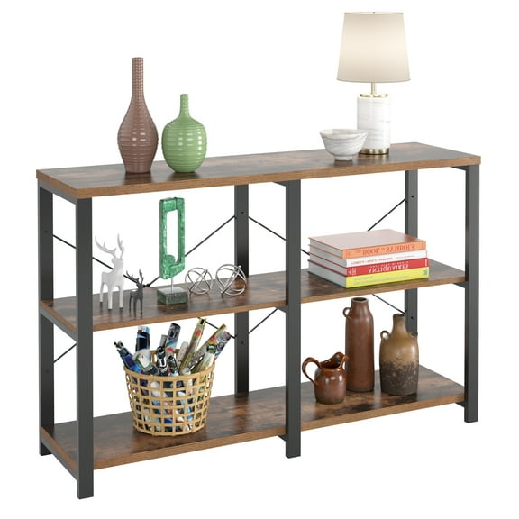EXRACING 47 Inch 3-Tier Console Table,Sofa Table, Entryway Table, TV Stand