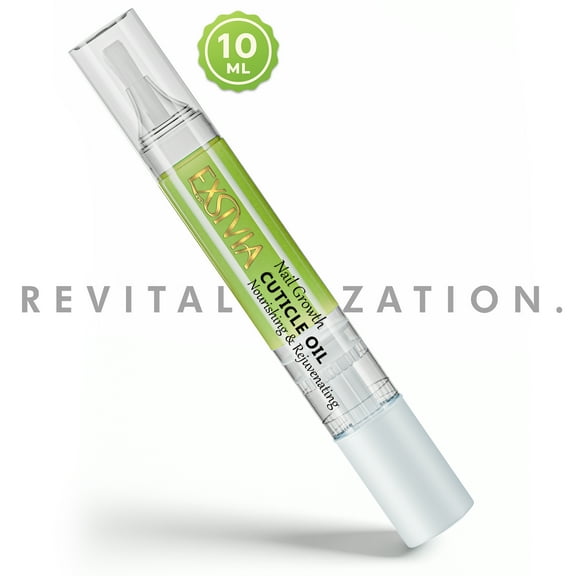 Exsivia Nail Strengthener & Cuticle Oil with MSM & Beta-Sitosterol Advanced Bioactive Complex for Stronger, Longer-Looking Nails Made with Natural Oils, Helps Restore Damaged, Dry & Weak Nails