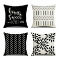 thumbnail image 1 of EXTRA 15% OFF Throw Pillow Covers 18 x 18 Set of 4 Modern Decorative Pillow Covers, Geometry Outdoor Square Pillow Cushion Cases for Couch Sofa Bedroom Car, 1 of 10