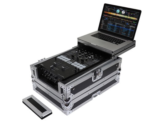 EXTRA DEEP, LOW PROFILE GLIDE STYLE, UNIVERSAL CASE FOR 10" FORMAT DJ MIXERS