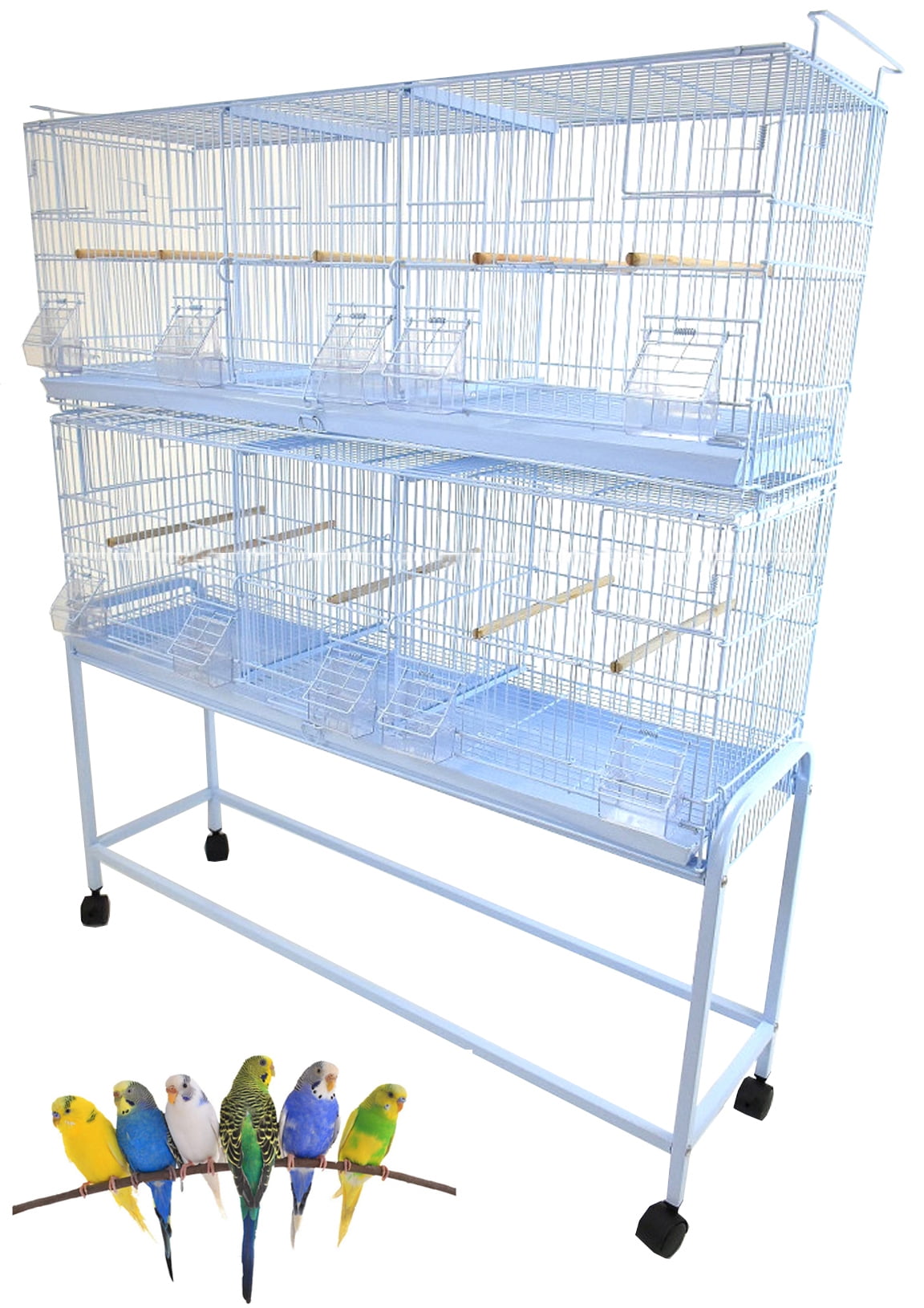 EXTRA LARGE Combo2 of Triple Stack & Lock Breeding Breeder Flight Bird
