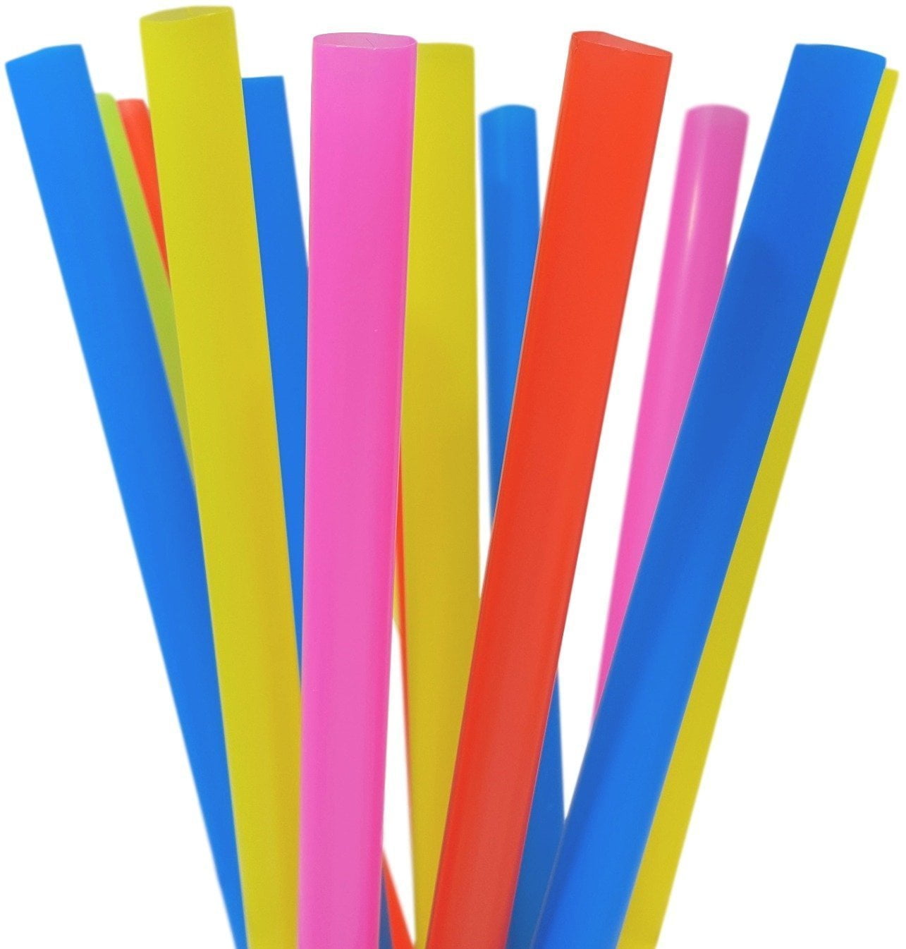 EXTRA LARGE Milkshake Straws 1/2 Inch Wide 8 1/2 Inch Long (250