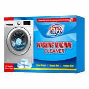 EXTRAKLEAN Washing Machine Cleaner Tablets, 12 Pack for Front Load, Top Load & HE