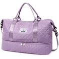 thumbnail image 1 of EXTREE Large Travel Duffel Bag Women Weekender with Shoe Compartment for Gym Hospital, 1 of 9