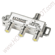 EXTREME BROADBAND BDS103H 3 OUTPUT PORTS UNBALANCED RF SPLITTER MOCA 1.1 COMPLIANT 5 - 1002MHZ
