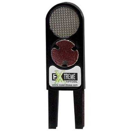 EXTREME TIP TOOL - Pool Cue Shaper/Scuffer/Tapper/Burnisher - BLACK