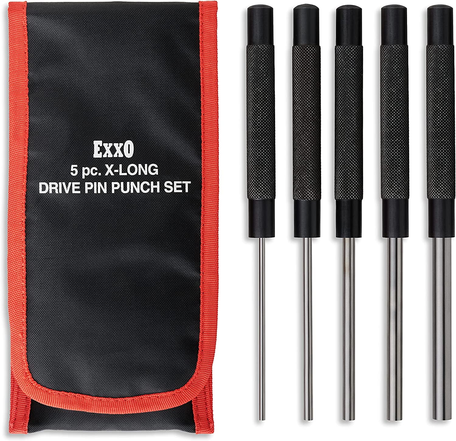 5 Pece 8" Long Drve Pn Punch Set Wth Knurled Handles - Etsy - View #6