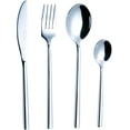 thumbnail image 1 of EXZACT Forged Flatware 24pcs - Heavy Highquality Stainless Steel Silverware, 1 of 7