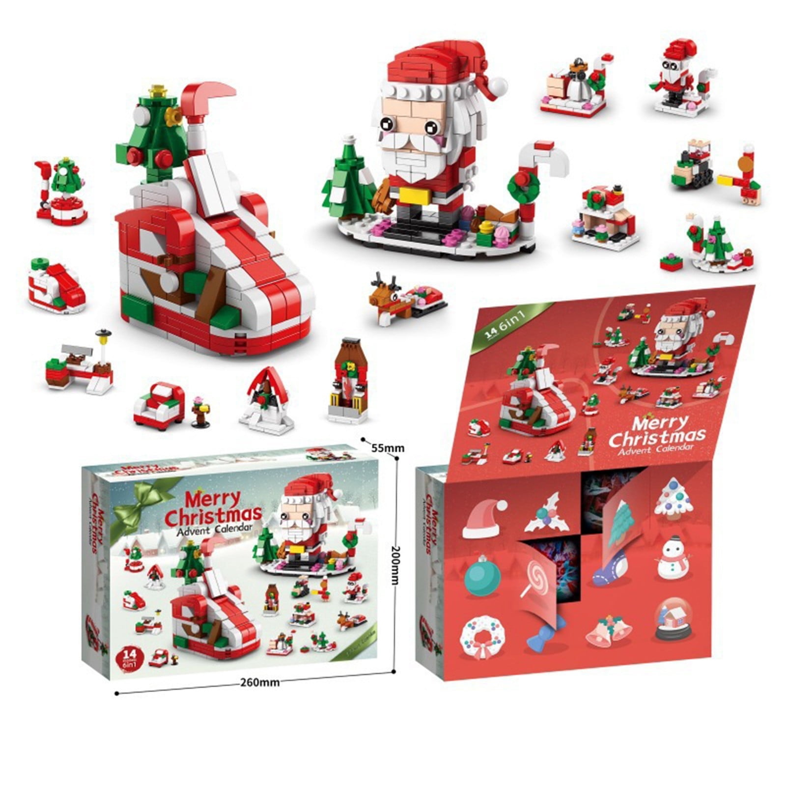 EXlal Advent Calendar Building Blocks 2025 Advent Calendar for kids ...