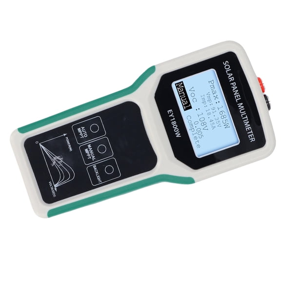 EY1800W Solar Panel Tester - MPPT Photovoltaic Multimeter for PV Data Measurement and Troubleshooting, 5-1800W, 20-120V, 0-60A