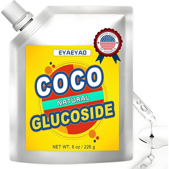 EYAEYAO Pure Coco Glucoside 16 oz - 100% Natural Gentle Surfactant for DIY Skincare, Haircare & Cleaning Products