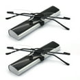 thumbnail image 1 of EYE ZOOM 2 Pack Compact Metal Rimless Reading Glasses with Light Slim Black and Silver Hard Case for Men and Women, +2.25, 1 of 6