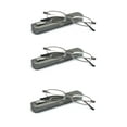 thumbnail image 1 of EYE ZOOM 3 Pack Compact Light Metal Portable Reading Glasses with Pocket Hard Case for Men and Women, Gunmetal, +3.50, 1 of 5