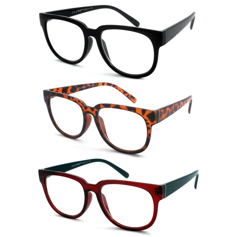 EYE ZOOM 3 Pairs Ladies Plastic Frame Stylish Style Reading  display picture 2