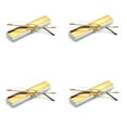 thumbnail image 1 of EYE ZOOM 4 Pack Compact Metal Rimless Reading Glasses with Light Slim Hard Case for Men Women (Gold,+1.25), 1 of 5