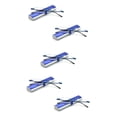 thumbnail image 1 of EYE ZOOM 5 Pack Compact Metal Rimless Reading Glasses with Light Slim Case for Men and Women, Navy Blue, +2.25, 1 of 6