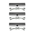 thumbnail image 1 of EYE ZOOM Compact 3 Pack Rimless Reading Glasses with Slim Black and Silver Case for Men and Women, +2.25, 1 of 5