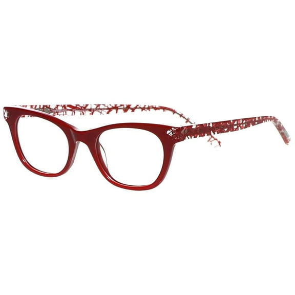 EYEBOBS-2746 FLORENCE 01 Cateye Reading Glasses Red/Red Crystal +1.00