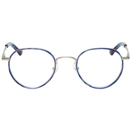 EYEBOBS-3173 BFF 10 Round Reading Glasses Blue Silver +3.50