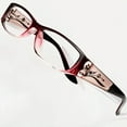 thumbnail image 1 of Eyebogo Kaylee Women Rectangular Reading Glasses, Burgundy, +3.25, 1 of 9