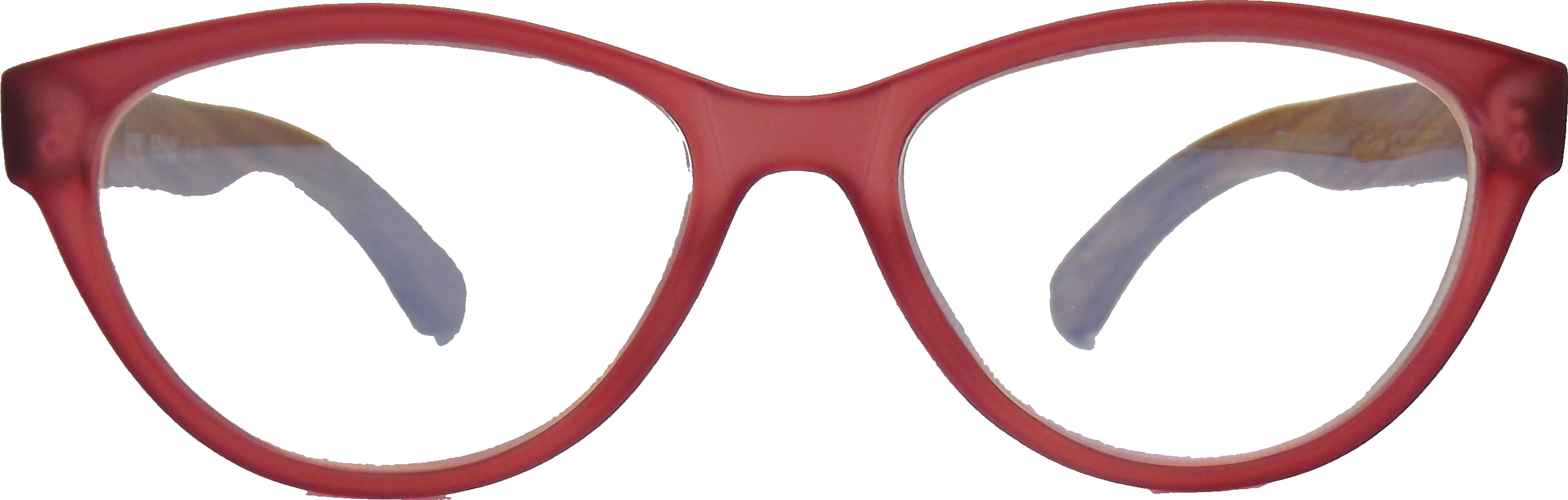EYEGEMS  Blue Light Blocking Computer Reading Glasses Eco Friendly Sustainable +1.50 Walnut Wood Red 6211