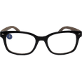 thumbnail image 1 of EYEGEMS  Blue Light Blocking Computer Reading Glasses Eco Friendly Sustainable +2.50 DuMu Wood  Black 6211, 1 of 6