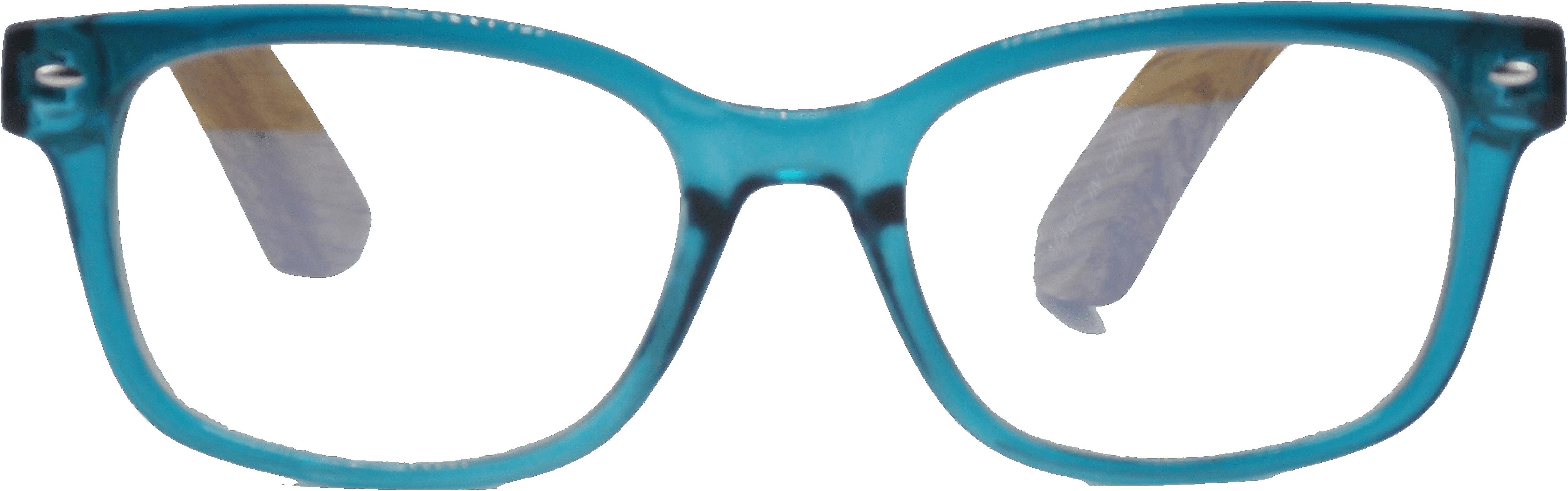 EYEGEMS  Blue Light Blocking Computer Reading Glasses Eco Friendly Sustainable +3.00 DuMu Wood Teal 6211