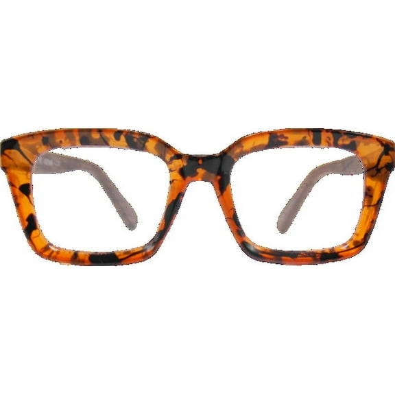 EYEGEMS Brand Eyeglasses +1.50 Women Eco Friendly Sustainable Reading Glasses Ladies Walnut Wood Amber Tortoise 0552