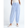 thumbnail image 1 of Scoop Women’s and Women's Plus Eyelet Harem Cotton Pants, Sizes XS-4X, 1 of 5