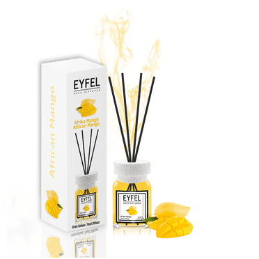 EYFEL Reed Diffusers for Home – African Mango Reed Diffuser Set 4.05 fl oz Oil Diffuser Sticks, Bathroom Diffuser, Home Fragrances, Scented Sticks, Home Decor