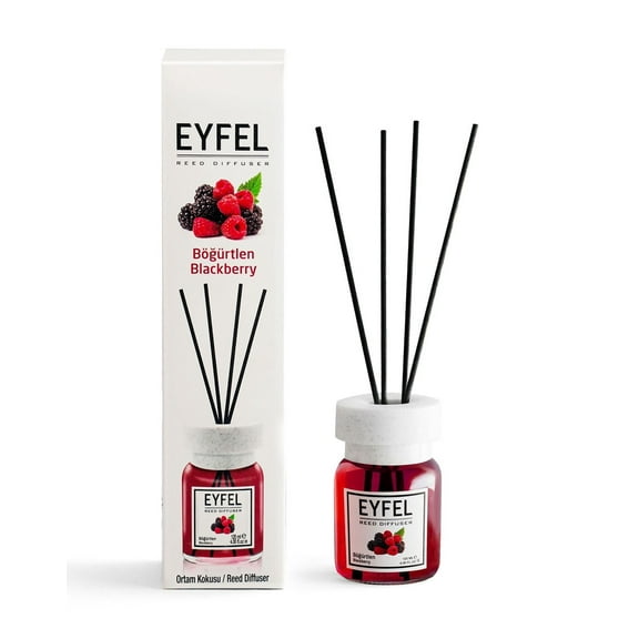 EYFEL Reed Diffusers for Home – BlackBerry Reed Diffuser Set 4.05 fl oz Oil Diffuser Sticks, Bathroom Diffuser, Home Fragrances, Scented Sticks, Home Décor