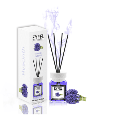 EYFEL Reed Diffusers for Home – Hyacinth Reed Diffuser Set 4.05 fl oz Oil Diffuser Sticks, Bathroom Diffuser, Home Fragrances, Scented Sticks, Home Décor